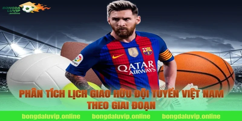 Phân tích lịch giao hữu đội tuyển Việt Nam theo giai đoạn